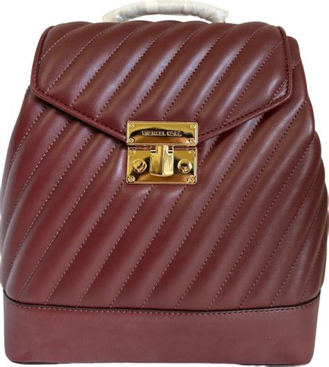 Michael Kors Women's Rose Vegan Leather Chain Backpack